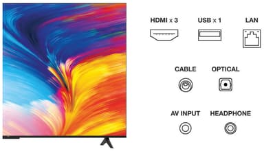 TCL 65" P631 4K Smart TV (2023)