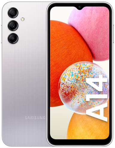 Samsung Galaxy A14 smartphone 4/128GB (sølv)