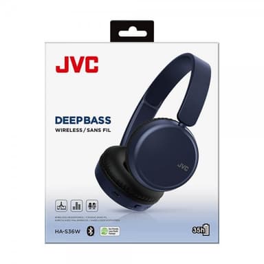 JVC Høretelefoner On-Ear BT Blå HA-S36W