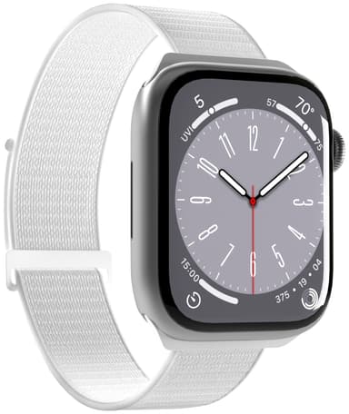 Puro Apple Watch 42-49 mm nylon urrem (hvid)