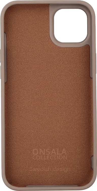 Onsala iPhone 14/13 Silicone cover (brun)