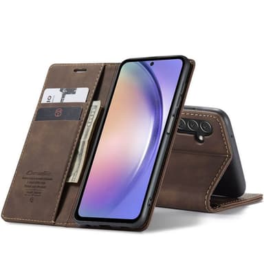 CaseMe Smart Magnet FlipCase Samsung Galaxy A54 5G - Coffee