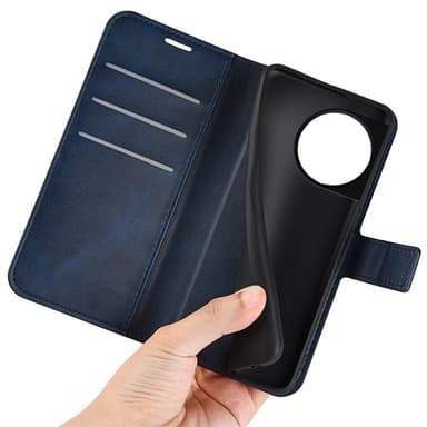 SKALO OnePlus 11 5G Flip Cover m. pung i PU-læder - Blå
