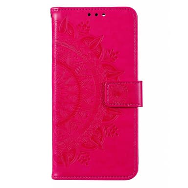 SKALO Motorola Moto E13 4G Mandala Flip Cover - Cerise