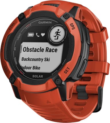 Garmin Instinct 2X Solar udendørsur (rød)