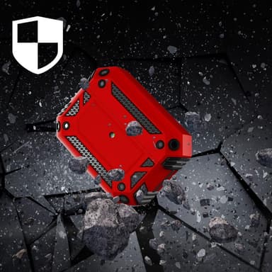 SKALO AirPods Pro Stødsikkert panser Cover - Rød