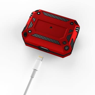 SKALO AirPods Pro Stødsikkert panser Cover - Rød