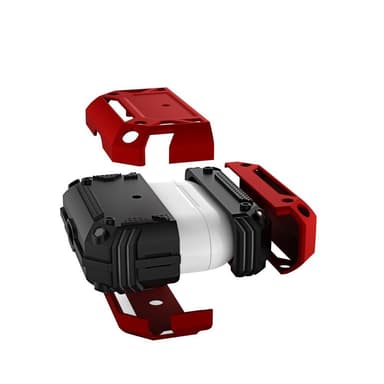 SKALO AirPods Pro Stødsikkert panser Cover - Rød