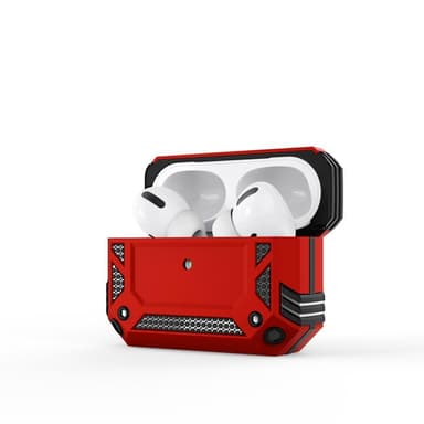 SKALO AirPods Pro Stødsikkert panser Cover - Rød