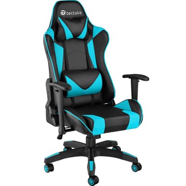 Premium gamer stol Twink - sort/azur