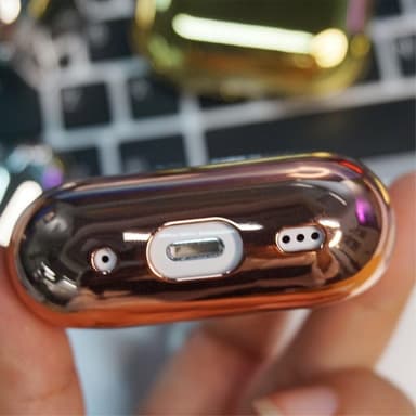 SKALO AirPods Pro 2 Chrome Cover - Rosa guld