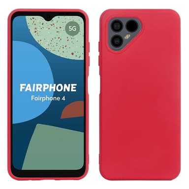 Silikone cover Fairphone 4 - Rød