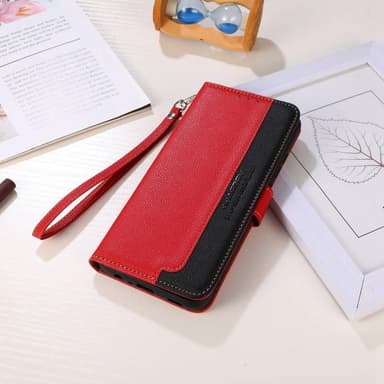 KHAZNEH telefoncover til Xiaomi 13 - rød/sort