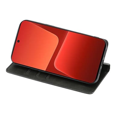 Til Xiaomi 13 5G tegnebogstativ telefonetui - sort