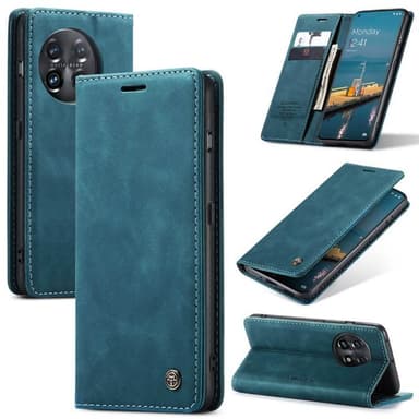 CaseMe Smart Magnet FlipCase OnePlus 11 - Blå