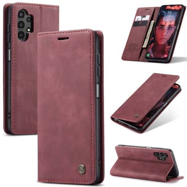 CaseMe Smart Magnet FlipCase Samsung Galaxy A24 4G - Vinrød