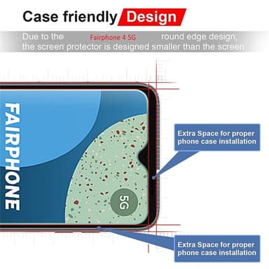 2-Pak Hærdet glas skærmbeskytter Fairphone 4