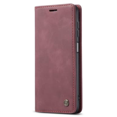 CASEME Retro Pung Taske til Samsung Galaxy A14 - Vinrød