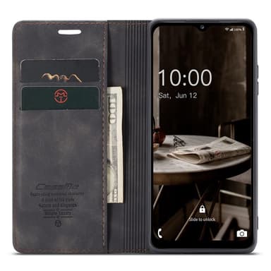 CASEME Retro Pung Taske til Samsung Galaxy A14 - Sort