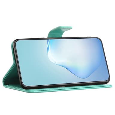 SKALO Samsung A14 4G/5G Owl Tree Flip Cover - Turkis