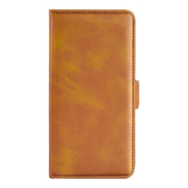SKALO Samsung A34 5G Premium Wallet Flip Cover - Lys brun