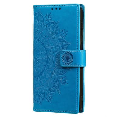 SKALO Samsung A54 5G Mandala Flip Cover - Blå