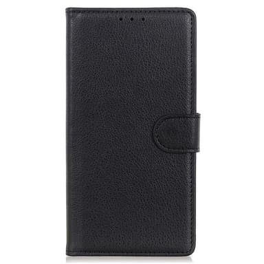 SKALO Samsung A14 4G/5G Litchi Flip Cover - Sort