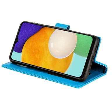 SKALO Samsung A54 5G Mandala Flip Cover - Blå