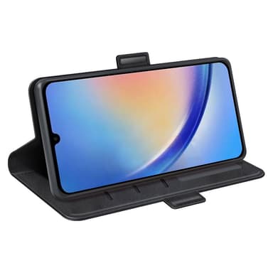 SKALO Samsung A34 5G Premium Wallet Flip Cover - Sort