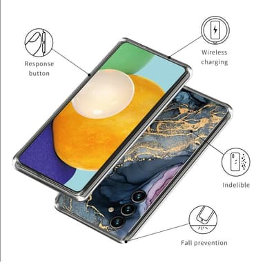 SKALO Samsung A54 5G Marmor TPU-cover - #6