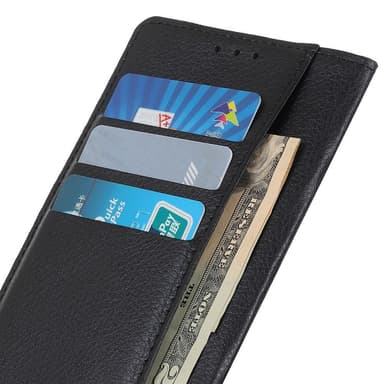 SKALO Samsung A14 4G/5G Litchi Flip Cover - Sort