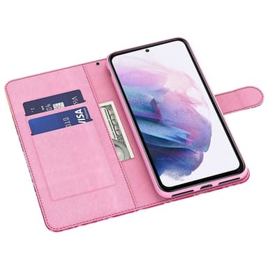 SKALO Samsung A34 5G Blomstret 3D Pungetui