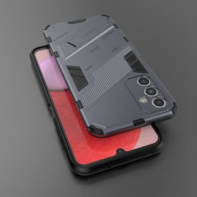 SKALO Samsung A14 4G/5G Hybrid BIBERCAS Cover - Blå
