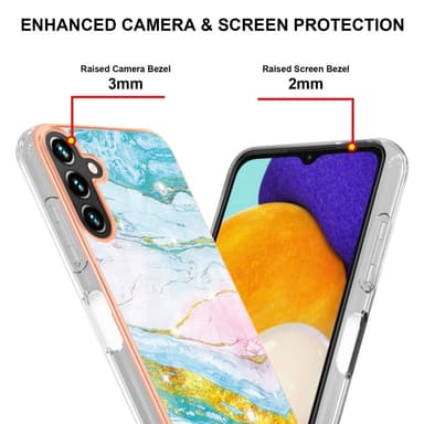 SKALO Samsung A34 5G Marmor TPU-cover - #4