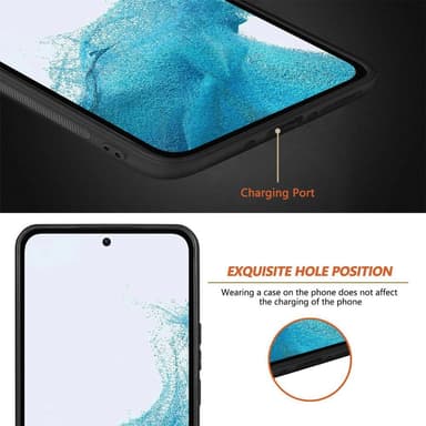 SKALO Samsung A54 5G Carbon Fiber TPU cover - Khaki