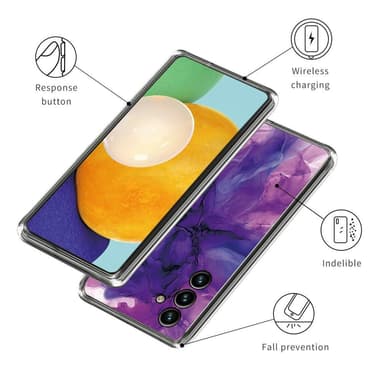 SKALO Samsung A34 5G Marmor TPU-cover - #7