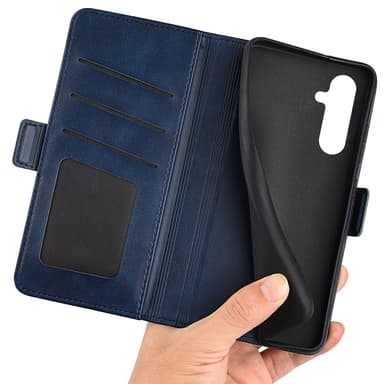 SKALO Samsung A54 5G Premium Wallet Flip Cover - Blå