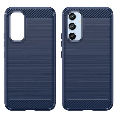 SKALO Samsung A54 5G Armor Carbon Stødsikker TPU-cover - Blå