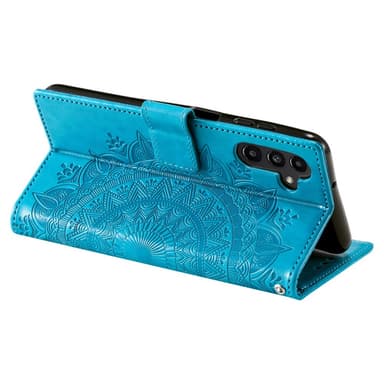 SKALO Samsung A34 5G Mandala Flip Cover - Blå