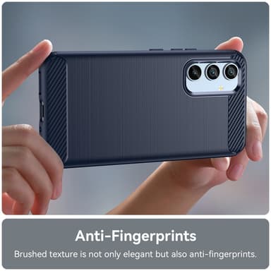SKALO Samsung A54 5G Armor Carbon Stødsikker TPU-cover - Blå