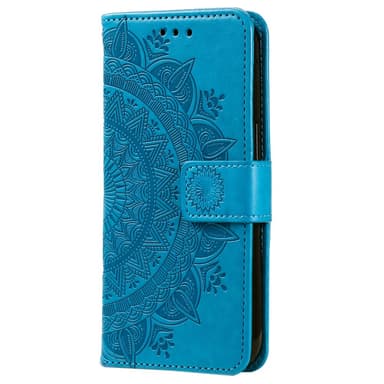 SKALO Samsung A34 5G Mandala Flip Cover - Blå