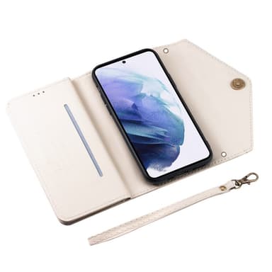 SKALO Samsung A54 5G Evelope Clutch 8-RUM - Hvid