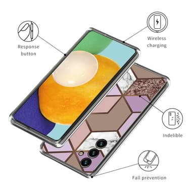 SKALO Samsung A54 5G Marmor TPU-cover - #2
