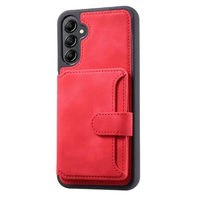 SKALO Samsung A54 5G PU-læder Cover med Pung - Rød