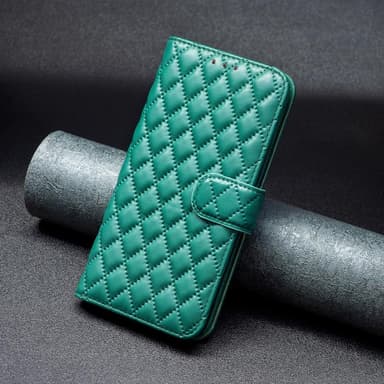 SKALO Samsung A34 5G BINFEN COLOR Quiltet Pung - Grøn