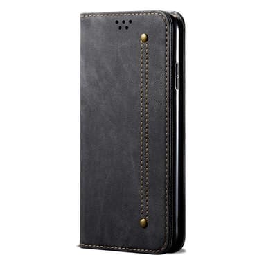 SKALO Samsung A54 5G Jeans Flip Cover - Sort
