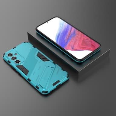 SKALO Samsung A54 5G Hybrid BIBERCAS Cover - Turkis