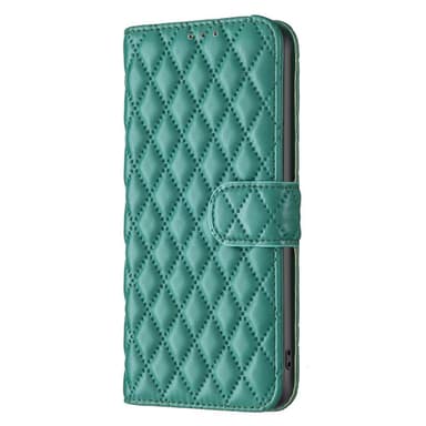 SKALO Samsung A34 5G BINFEN COLOR Quiltet Pung - Grøn