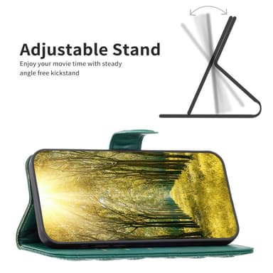 SKALO Samsung A34 5G BINFEN COLOR Quiltet Pung - Grøn