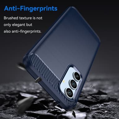 SKALO Samsung A54 5G Armor Carbon Stødsikker TPU-cover - Blå